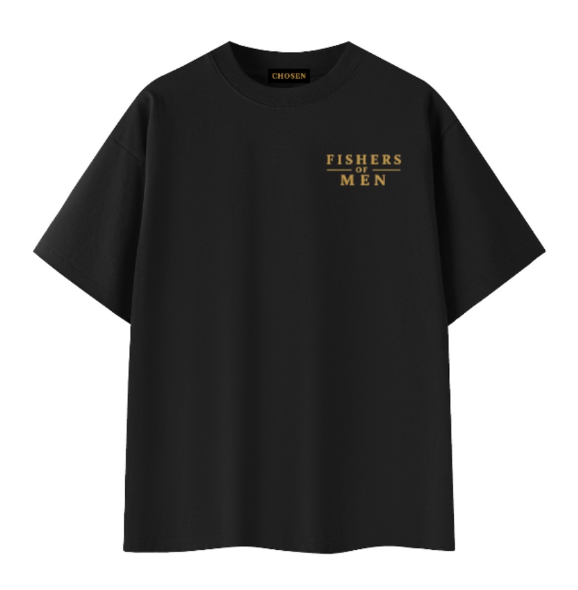 Fishers of Men Tee Black Front