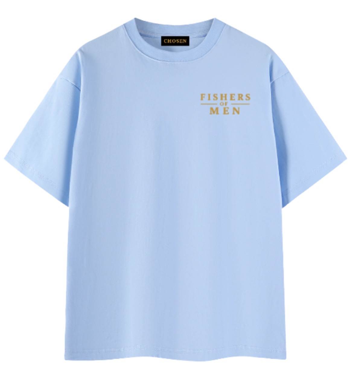 Fishers of Men Tee Blue Front