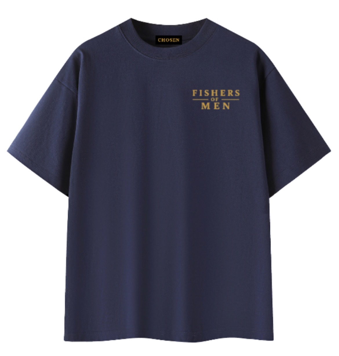 Fishers of Men Tee Navy Front
