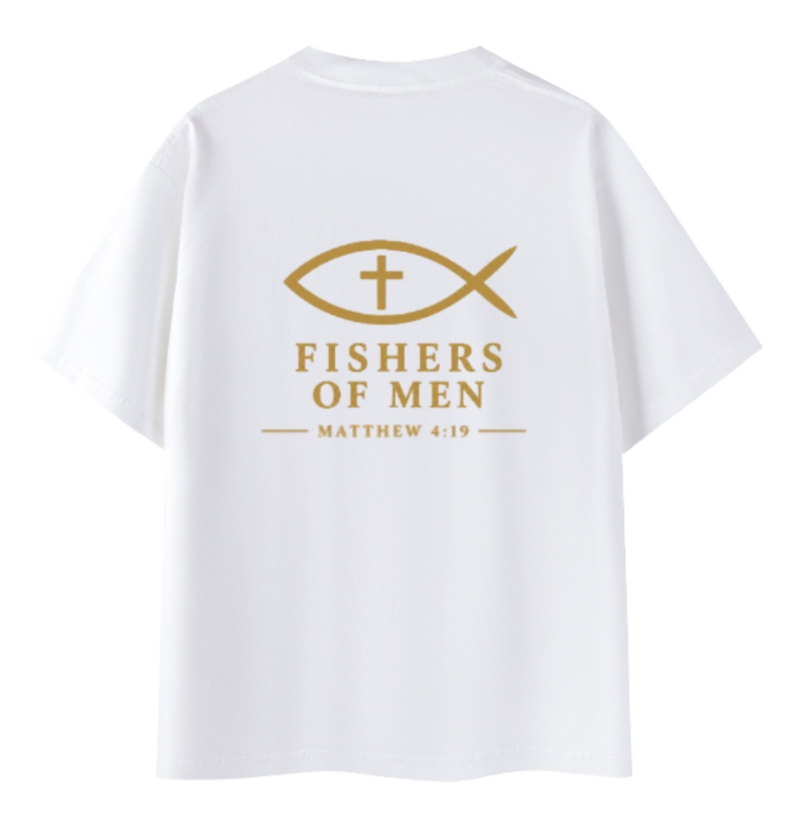 Fishers of Men Tee White Back