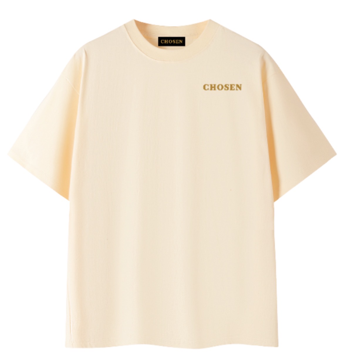 Psalm 23:4 Tee Apricot Front